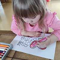 Kindergartenkinder im Frühjahr 2020 im Homeoffice :)