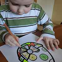 Kindergartenkinder im Frühjahr 2020 im Homeoffice :)